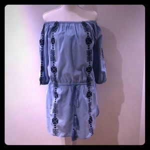 Light blue beach dress